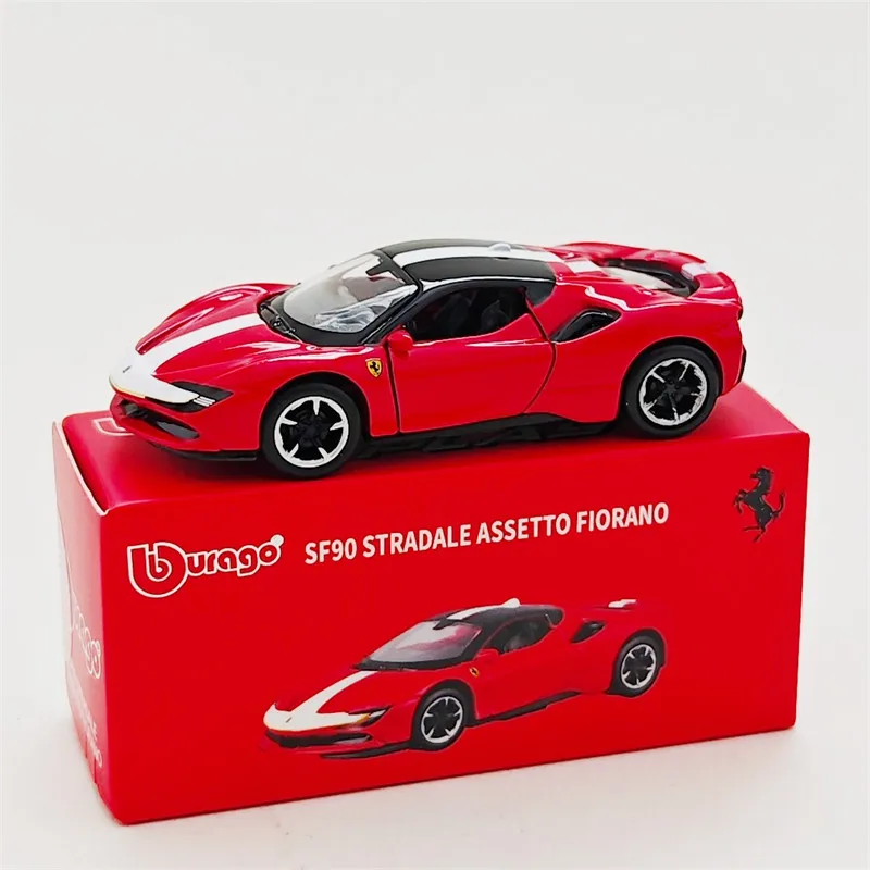 Bburago 1:64 Ferrari Serie Legierung Druckgussmodelle SP3 458 599 ENZO Mini Simulationsautos F12 SF90 812 Sammlerfahrzeug Spielzeug Geschenk – Detail 18