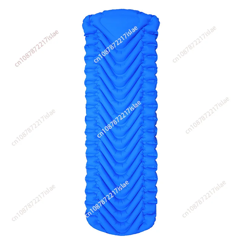 Foot on V-shaped TPU inflatable pad outdoor sleeping pad wild camping ultra-light portable egg nest single moisture-proof pad