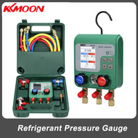 AirConditioning Refrigerant Fluoride Vacuum Pressure Gauge Digital Manifold Gauge Automobile Refrigerant Repairing Vacuum Meters