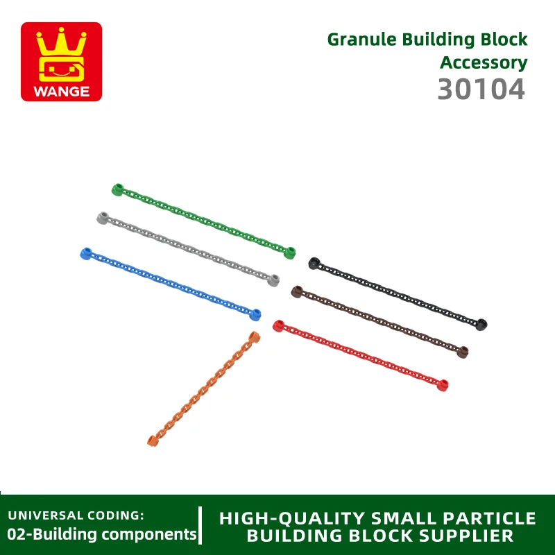 

20 Pcs/lot 30104 Weapon Chain Building Block Moc Color Prop Accessories Compatible Brick DIY Children's Toy Assembly Gift Box