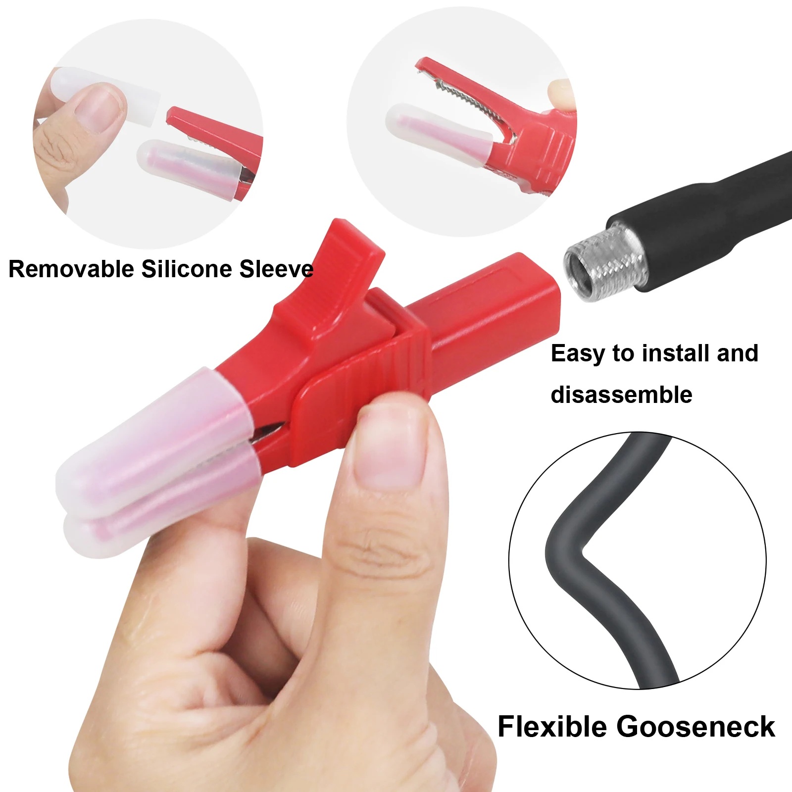 أداة مساعدة الأيدي محطة لحام اليد الثالثة أداة لحام أذرع معدنية مرنة حامل PCB مع قاعدة مشبك مكتبي قابل للتعديل #2