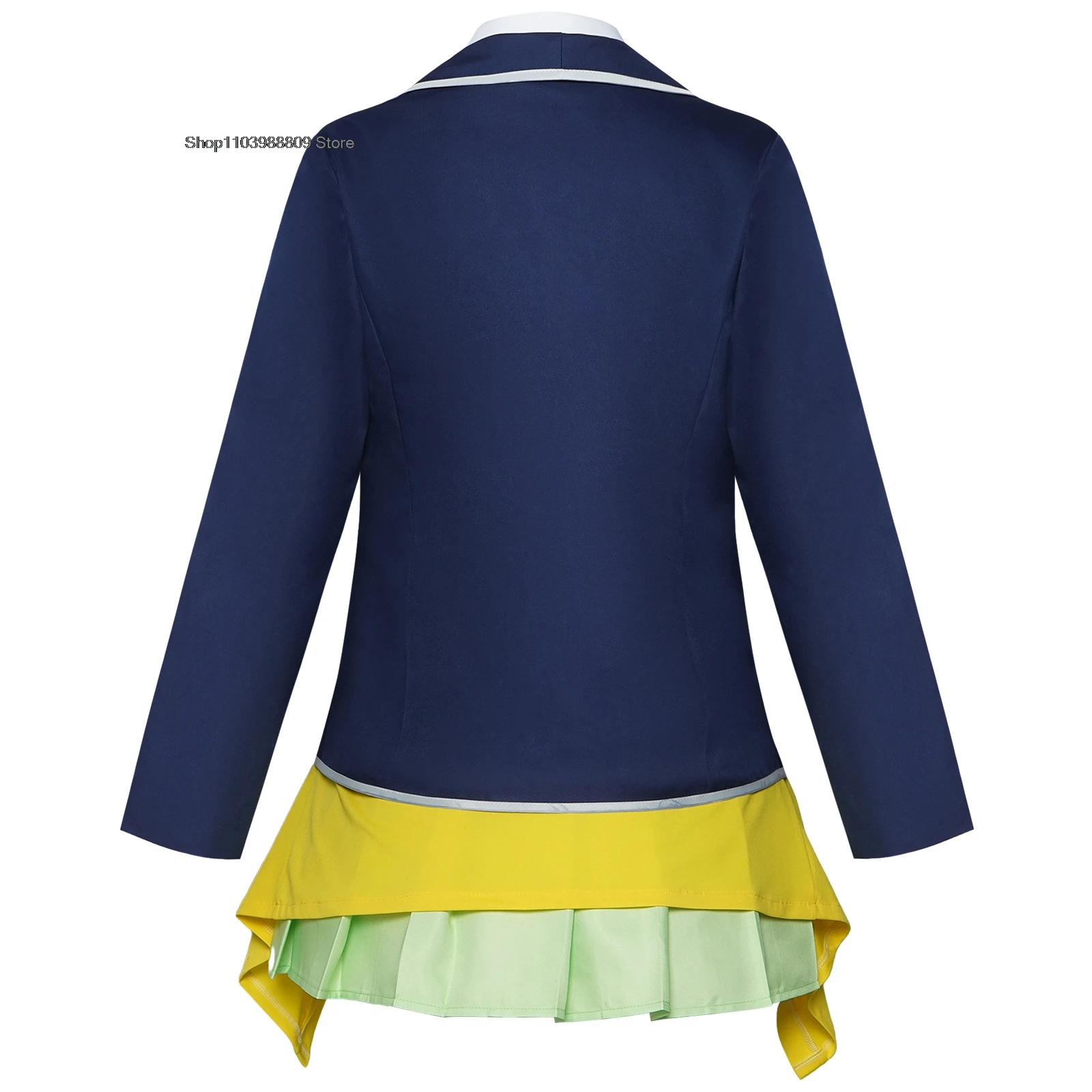 Anime La Quintessenza Quintuplets Nakano Itsuki Nakano Yotsuba Nakano Ichika Costume Cosplay Parrucca Uniforme Scolastica Cappotto Gonna