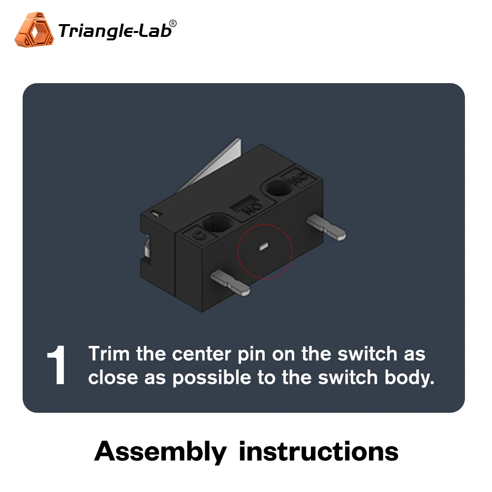 Trianglelab 20 PCS D2F to JST Adapter PCB Easy to Integrate Mechanical Switches into Projects Such as 3D Printers or Electronics