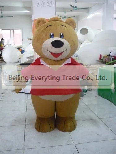 

New Adult Hot Sale Foam Bear Fancy Cartoon Mascot Costume Plush Christmas Fancy Dress Halloween Mascot Costume