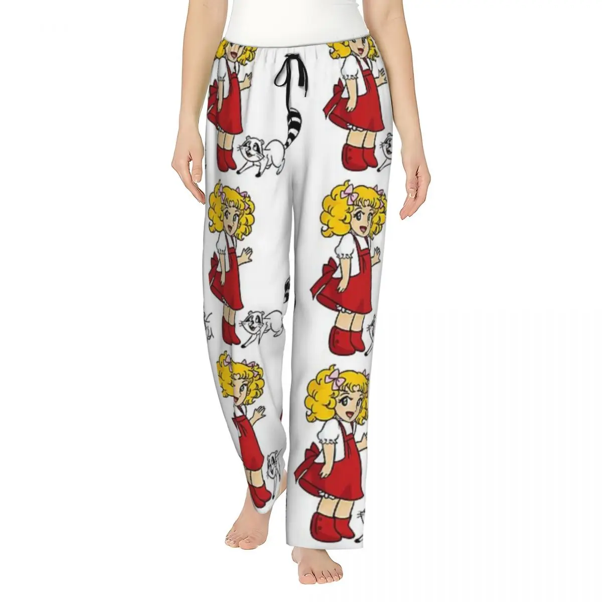 

Custom Candy Candy Anime Women Pajama Pants Lounge Sleep Sleepwear Bottoms with Pockets