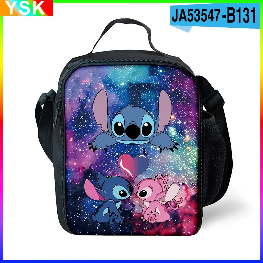 

MINISO Disney New Animation Stitch Lunch Bag Primary and Secondary School Student Shoulder Bag Shoulder Bag Children’s Best Gift