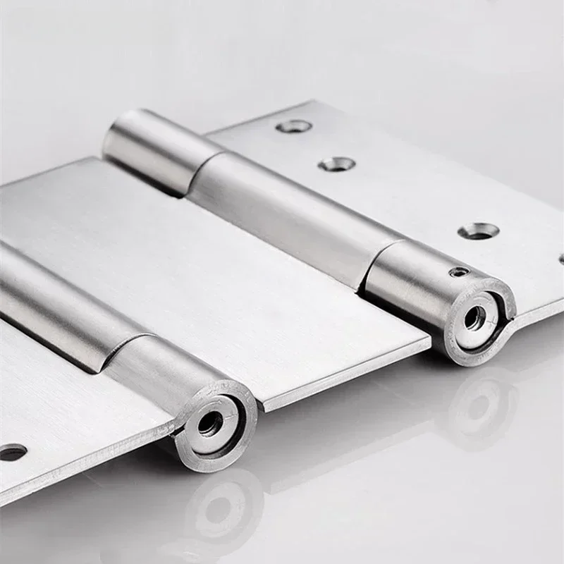 1 قطعة مخزنة داخل وخارج الباب التلقائي إغلاق اتجاهين كتم الربيع المفصلي سميكة الفولاذ المقاوم للصدأ باب مزدوج المفصلي #5