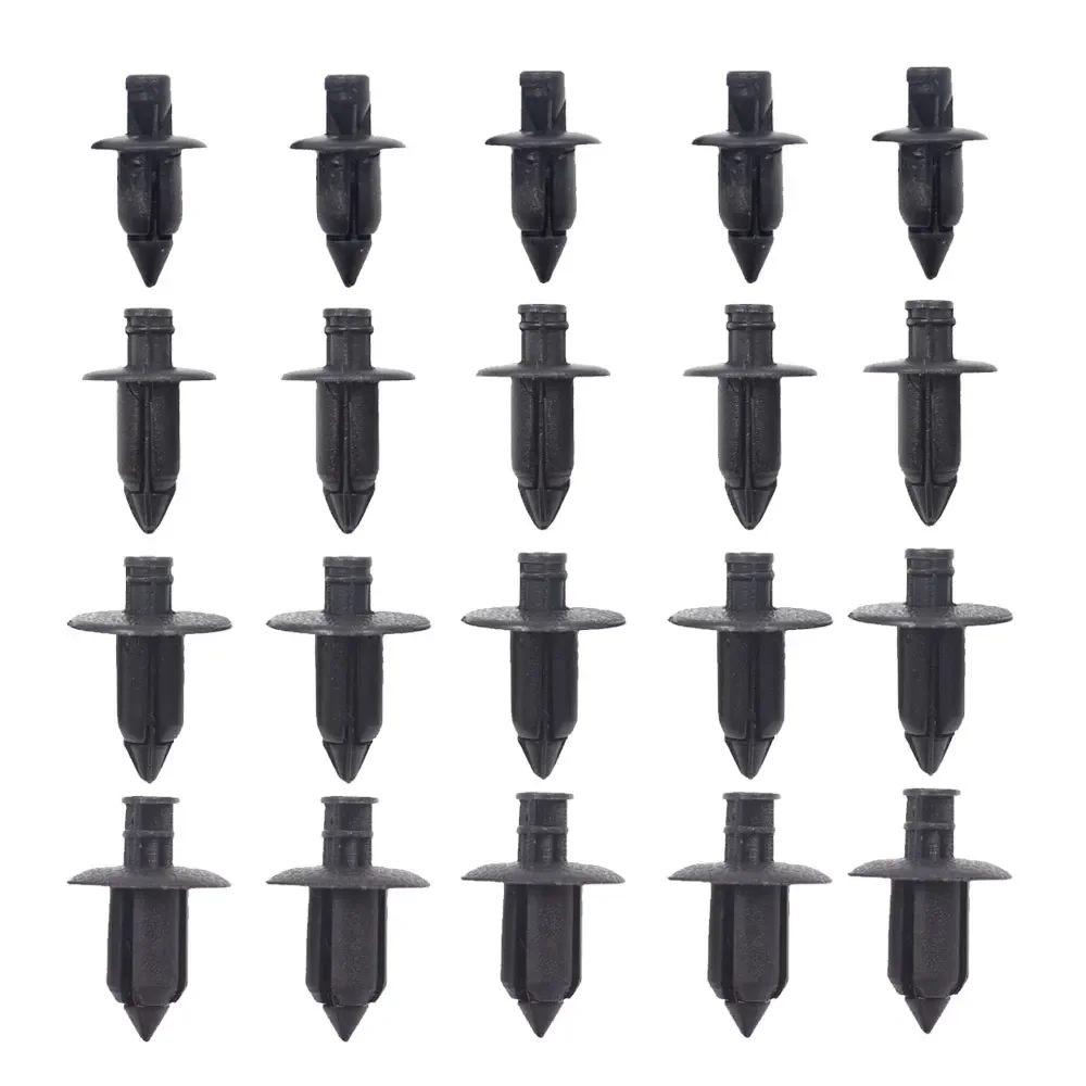 

20x Car Plastic Fairing Rivet Setting Panel Fastener Clips 4 Size Mix Push Pin Auto Fastener 6mm 7mm 8mm Interior