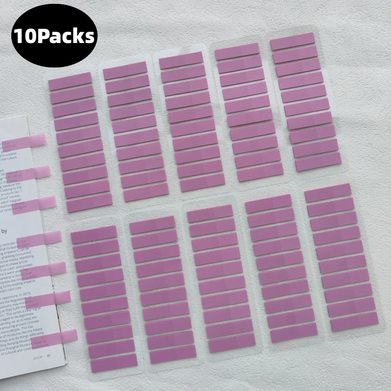 

2000Sheets Transparent Colorful Index Creative Memo Pads Office School Stationery Self-Adhesive Stickers Sticky Note Pads
