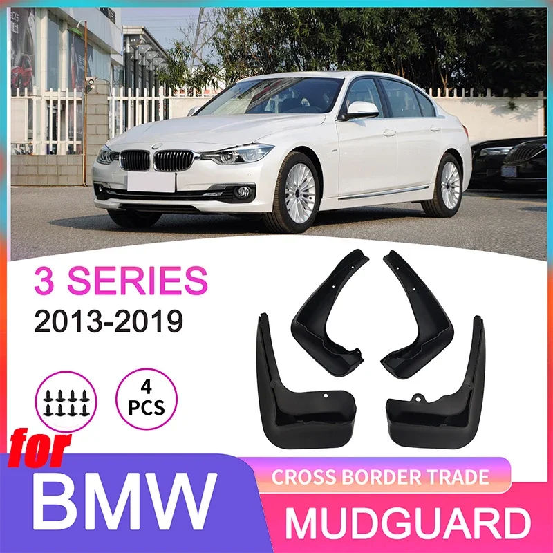 4pcs Car Front Rear for BMW 3 SERIES F30 F31 2013-2019 Splash Guards Mud Flaps Mudguard Mudflap Cars Accessories