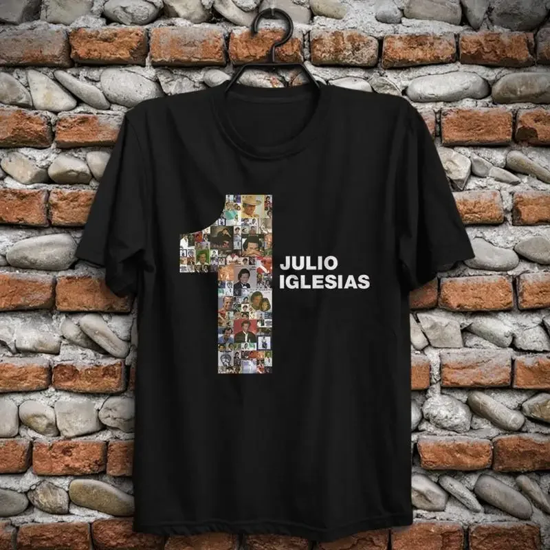Julio Iglesias Camiseta Clássica Música Latina Yo canto Uma Galizia México