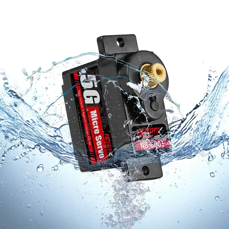 1PCS 5G metall/kunststoff gezahnte miniatur digitale wasserdichte servo für RC flugzeuge, multi-rotoren, starrflügel, autos und boot.
