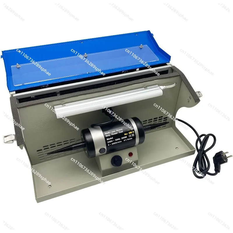 DM-5 Desktop Double Head Cloth Wheel Vacuum Sander Polishing Machine Gold, Silver and Copper Jewelry Polishing Machine