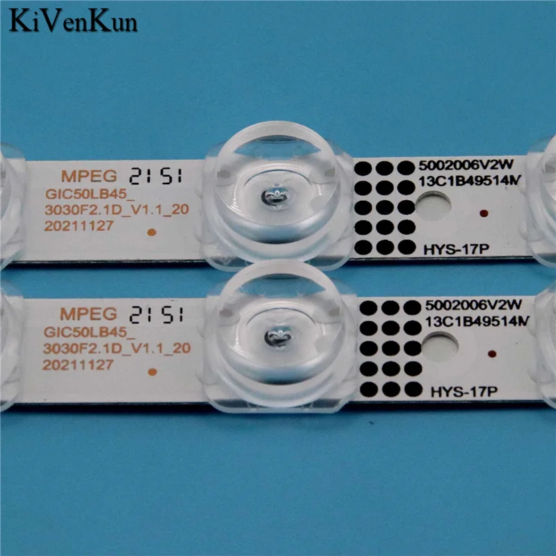 TV LED Array Bars GIC50LB45_3030F2.1D_V1.1 Backlight Strip For TCL 50P610 50P611 50P615 Bands Lanes 4C-LB5013-ZM06J YH01J Planks