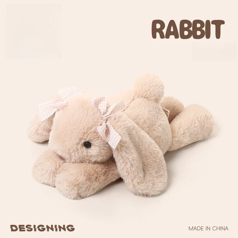 

Super Soft Jimny Bunny Plush Toy - Ultra Cuddly Stuffed Animal for Sleeping & Hugs, Cozy Bedtime Companion Gift