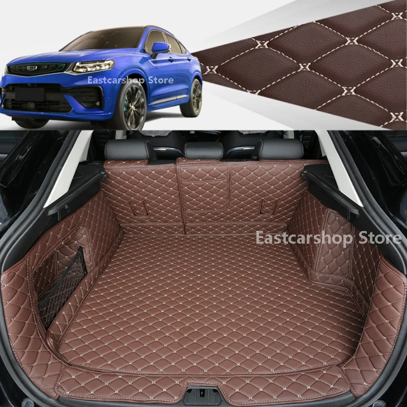 For Geely Tugella 2019 2020 2021 Car Custom All Inclusive Rear Trunk Mat Car Boot Liner Tray Rear Trunk Cover Accessories