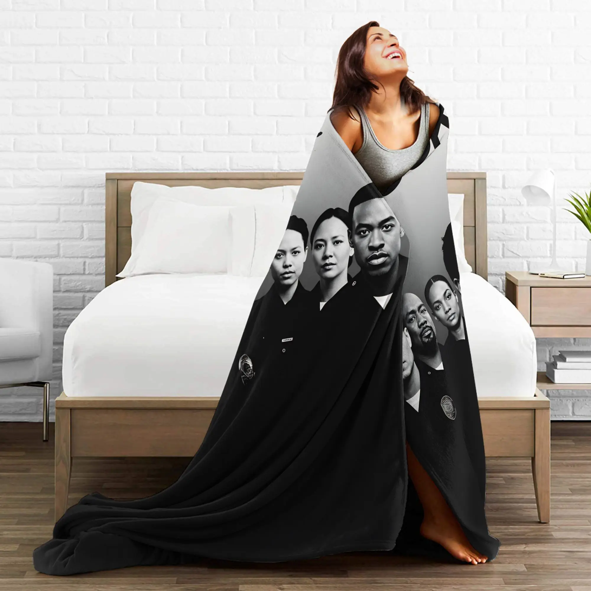 تيم برادفورد The Rookie المسلسلات التلفزيونية البطانيات لينة طباعة أفخم رمي بطانية للطفل غرفة المعيشة الفانيلا المفرش غطاء السرير #4