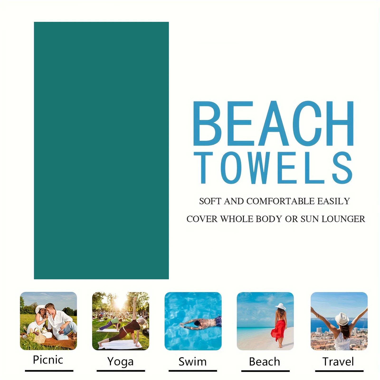 Toalla de playa personalizada con nombre toalla microfibra_voghion.com