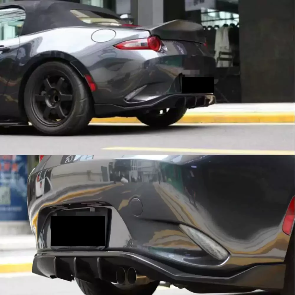 Rear Lip For Mazda MX-5 Miata ND 2016-2024 Rear Bumper spoiler Rear Shovel Body Kit Car Accessories