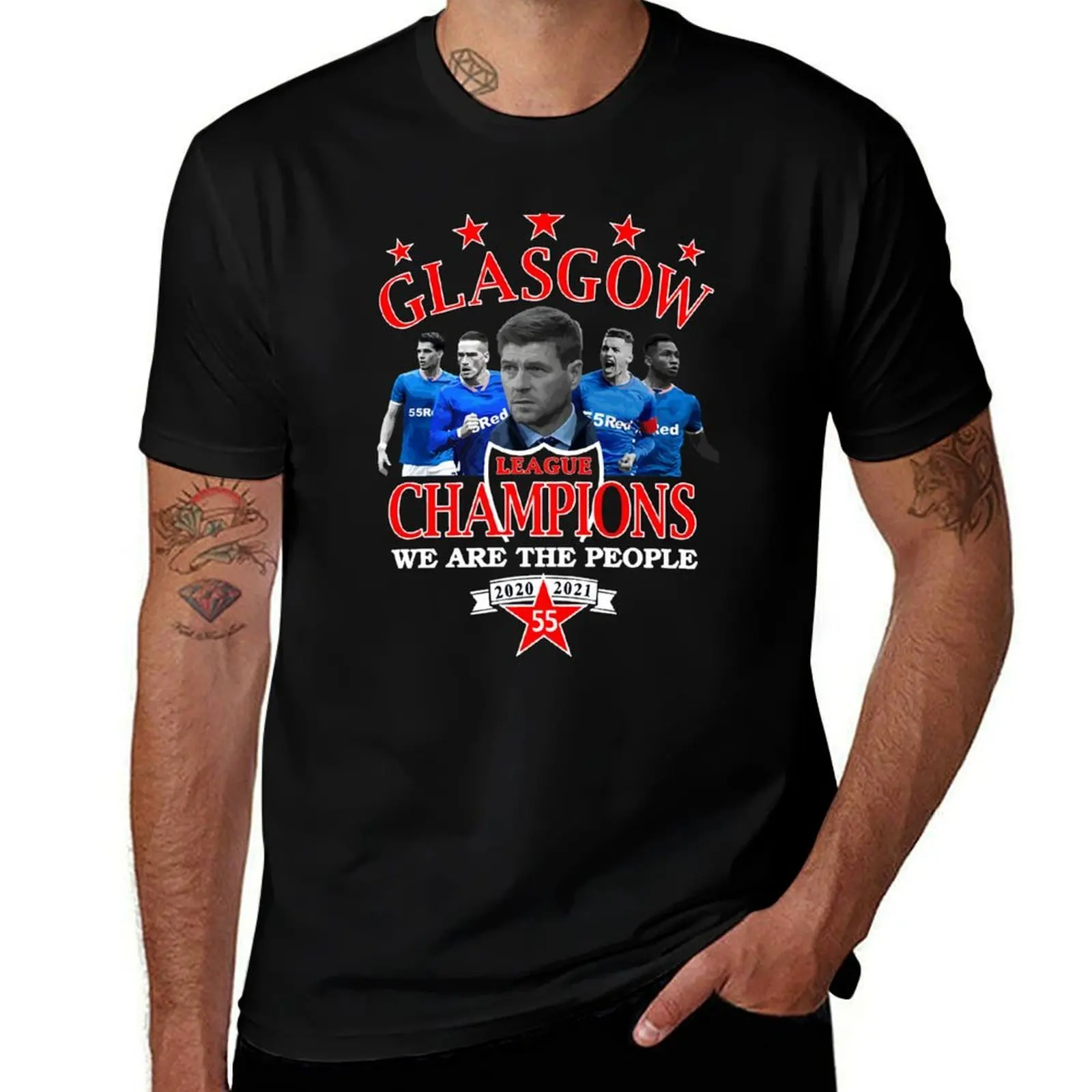 

T-Shirt pack glasgow for scotland t cotton champions t cotton shirts anime shirts man of tshirt rangers 100%