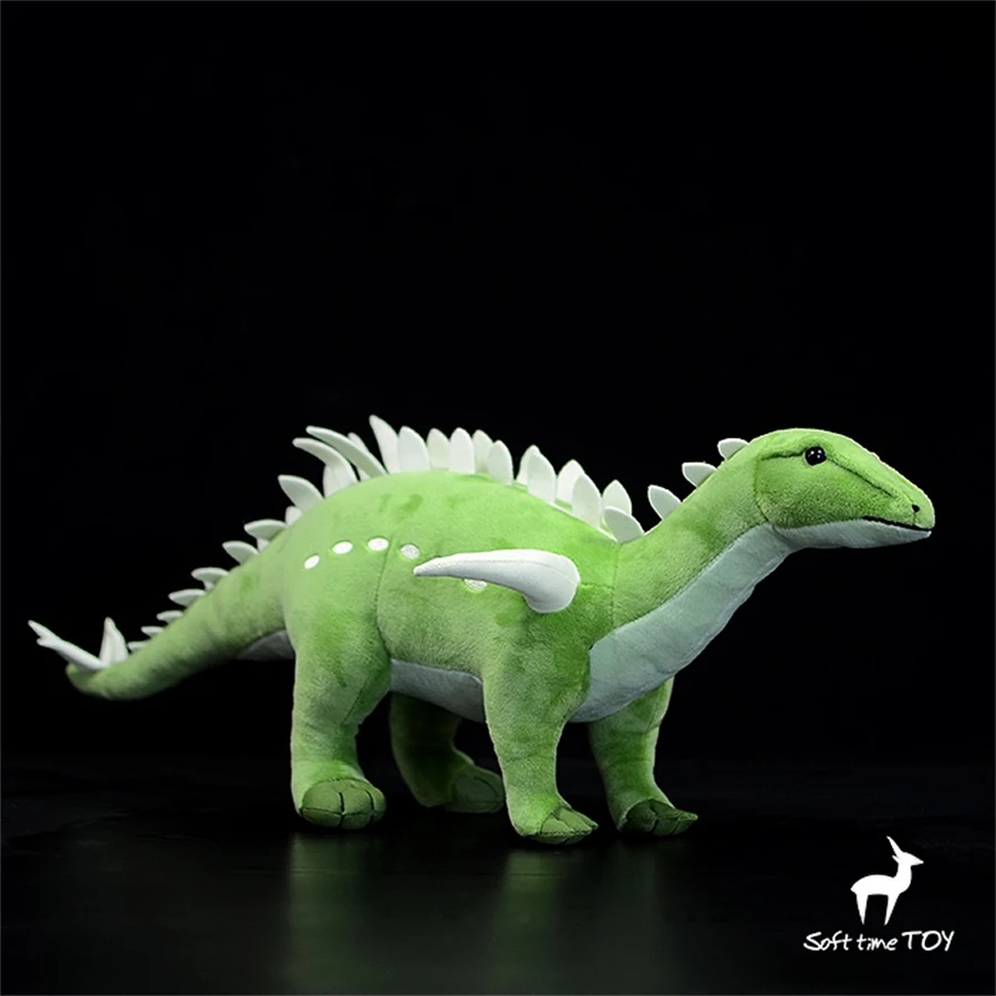 Kentrosaurus High Fidelity Anime Cute Dinosaur Plushie Jurassic Plush Toys Lifelike Animals Simulation Stuffed Doll Kawai Toy