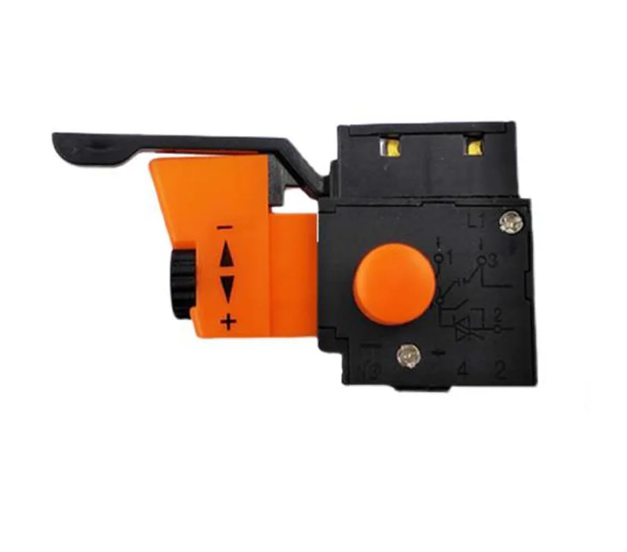 

AC 220V/6A FA2/61BEK Adjustable Speed Switch For Electric Drill Trigger Switches Power Tool Parts Accessories