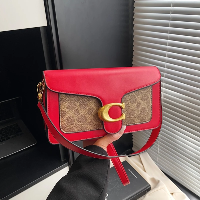 

Luxury Designer Leather Crossbody Bag For Women Elegant Shoulder Handbag Classic Tote Ladies Purse Stylish