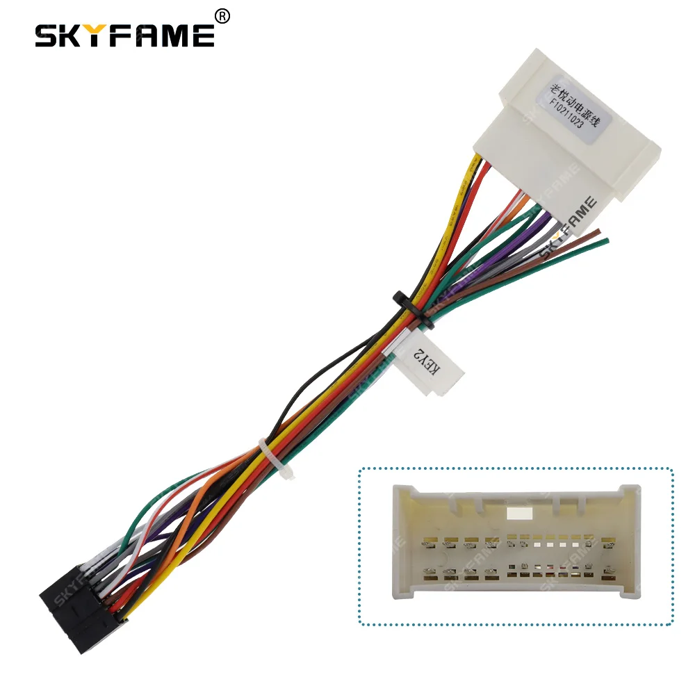 Skyfam16pin أسلاك سيارة تسخير محول كابل الطاقة لشركة هيونداي أكسنت ريو سيراتو فيرنا