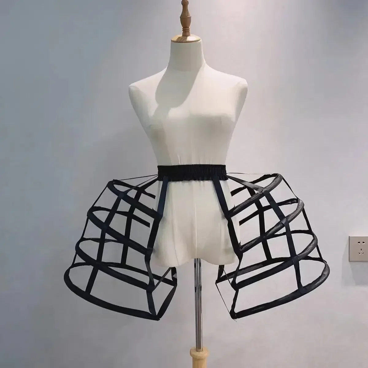 Victorian Bustle Cages Hoop Skirt Cage Skirt Pannier Petticoat for Women