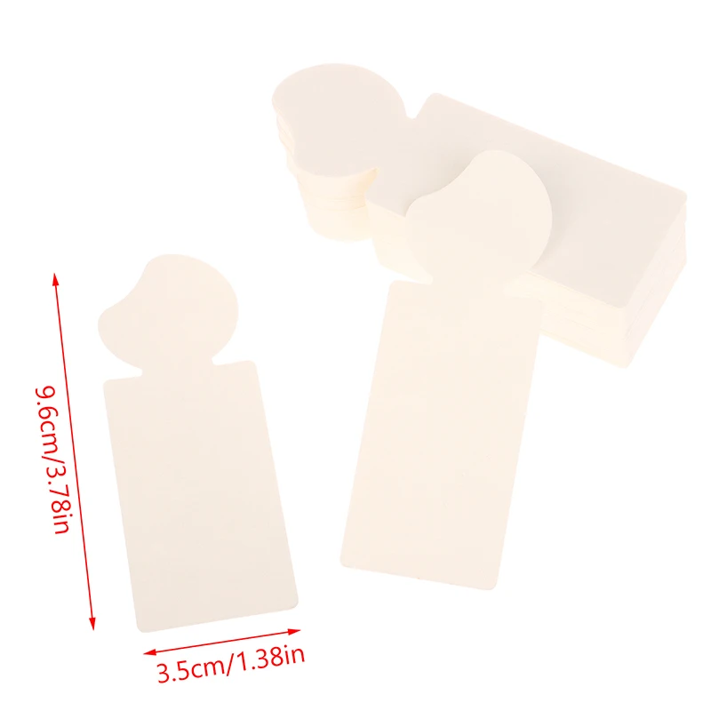 50/100Pcs Incense Testing Paper Perfume Test Strips Pracctical Premium Creative Blank Incense Paper 6mm Thick Perfume-Blotter