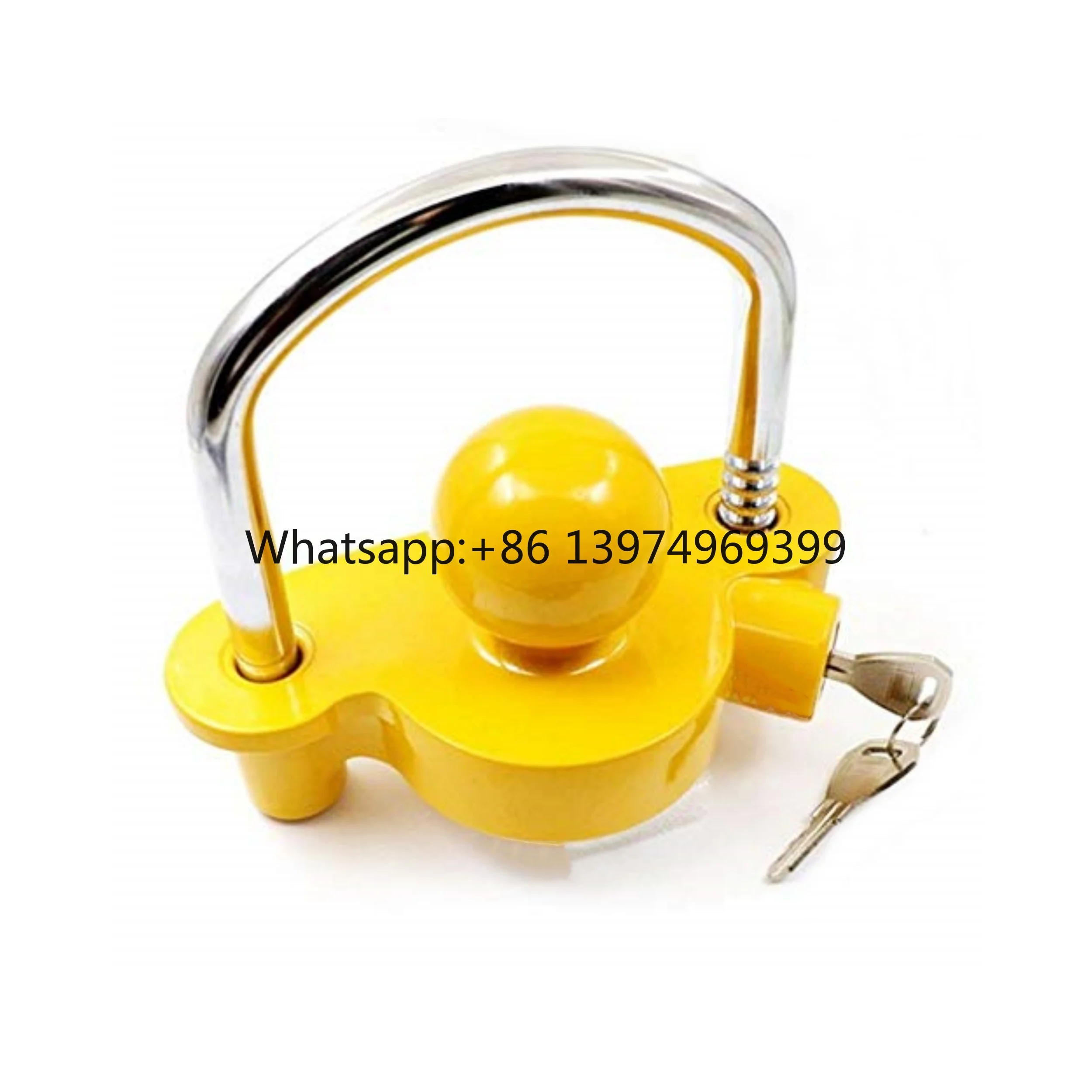 Heavy-Duty Steel and Aluminium Anti-Theft Trailer Hitch Coupler Lock Adjustable Height Trailer Ball Hitch Lock Storage Security