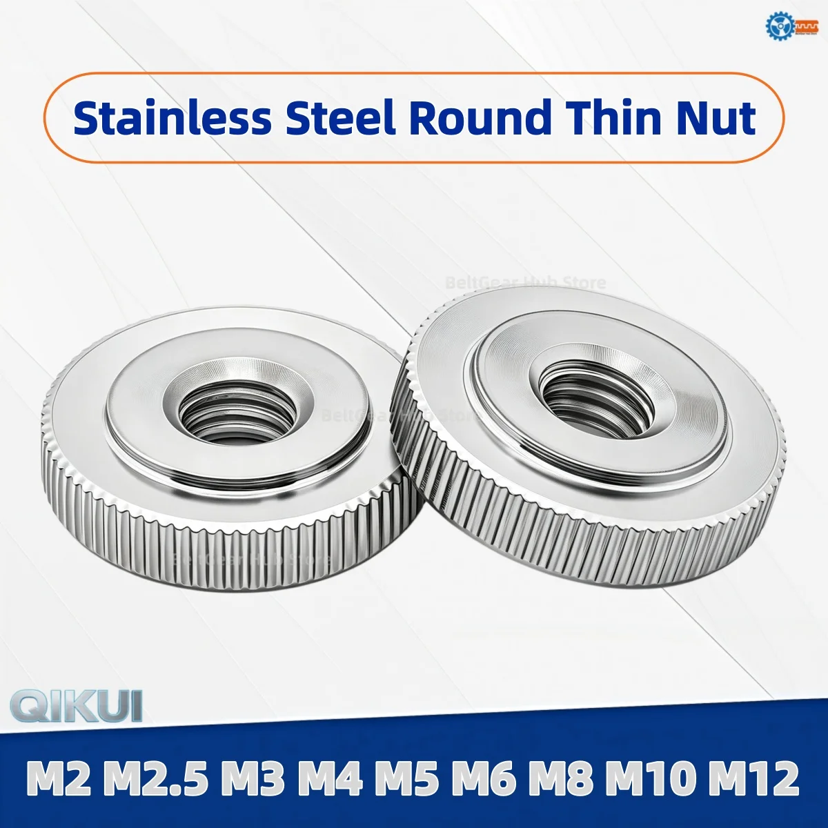 Adjust Leveling Knurled Thumb Nut M2 M2.5 M3 M4 M5 M6 M8 M10 M12 Stainless Steel Round Thin Nut Thumbnut Lockingbelt Wholesale