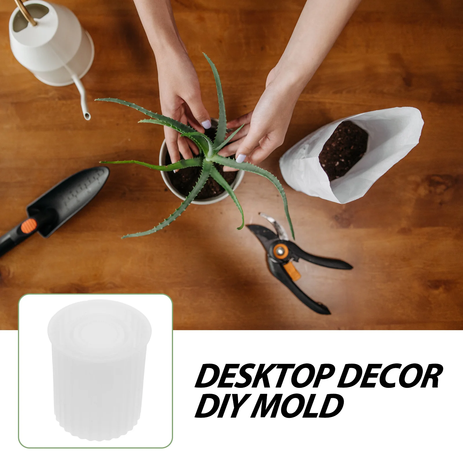 

Extra Large Flexible Flower Pot Mold Silicone for Casting Planters Candles Soaps Unique Polygonal Design Perfect for Indoor