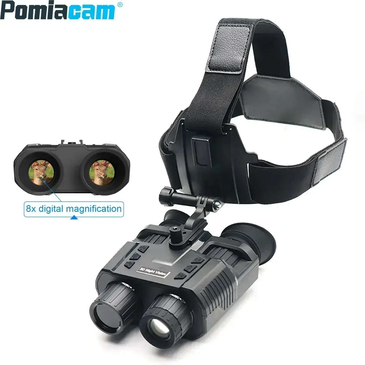 NV8000 Binoculares visión nocturna infrarroja para caza y camping - imagen 3