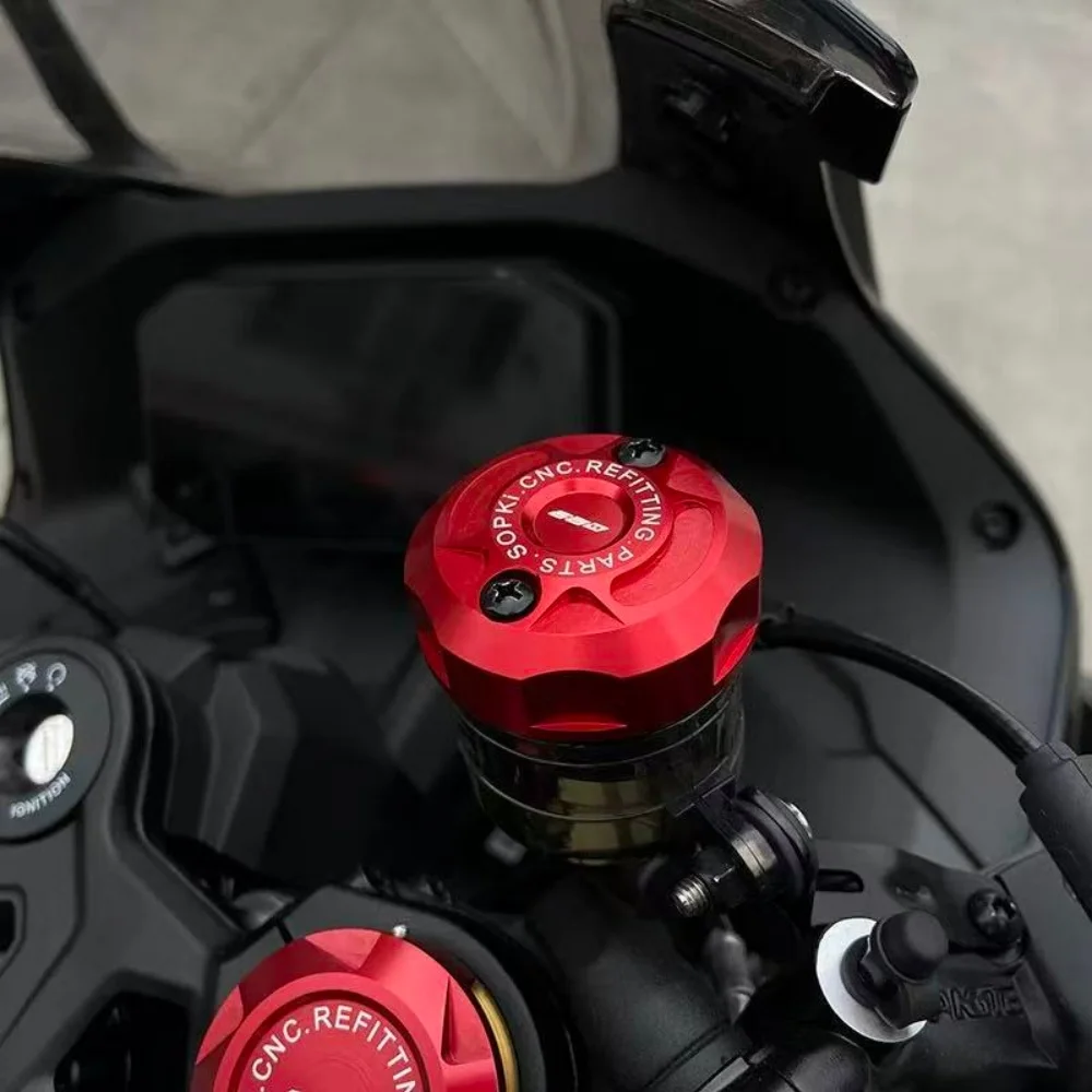 FOR Voge RR660S CNC Aluminum Brake Reservoir Cover Complete Kit - Easy Install Decorative Cap for Motorcycle