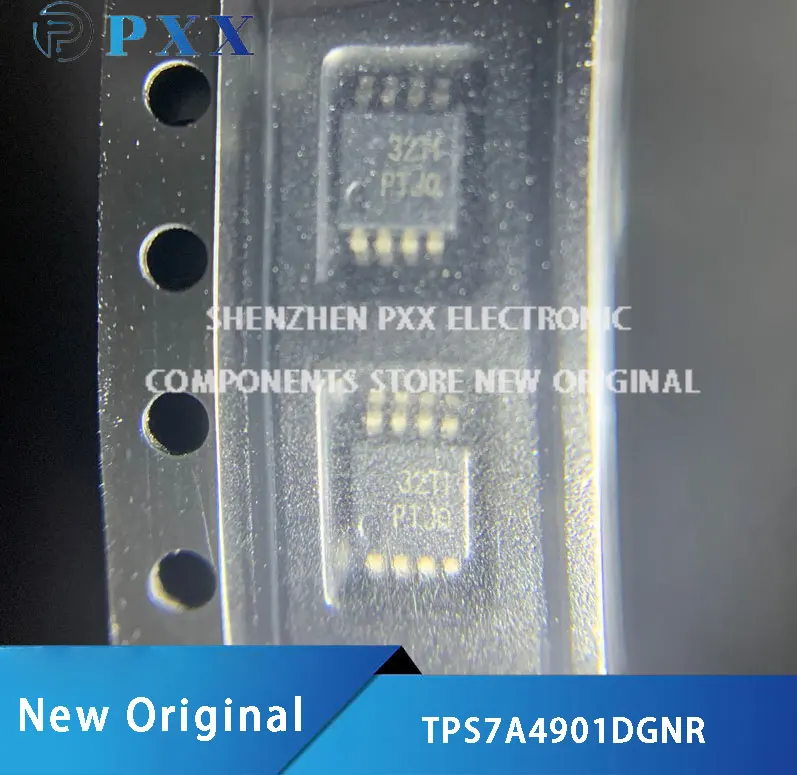 TPS7A4901DGNR HVSSOP-8 150-mA, 36-V, low-noise, high-PSRR, adjustable low-dropout voltage regulator