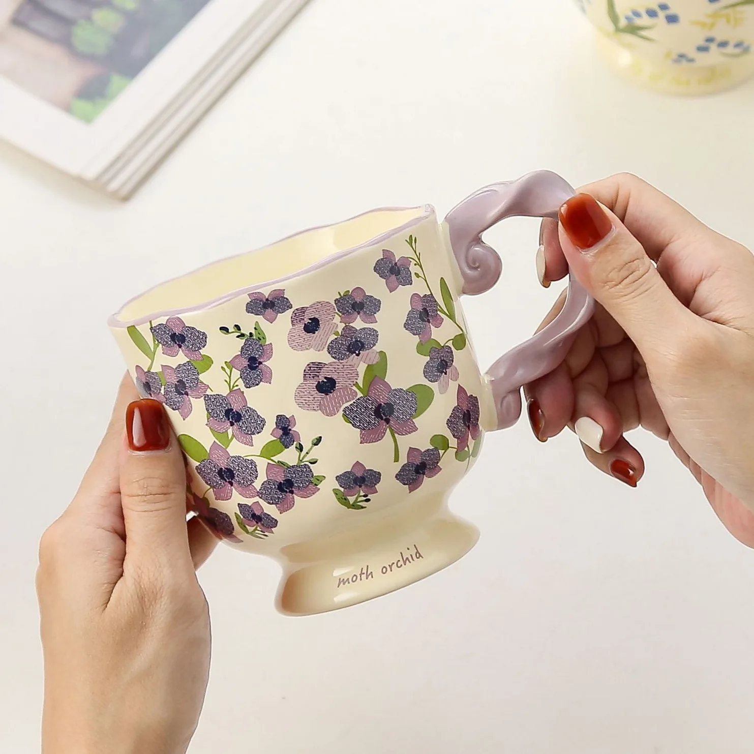 

Kitchen,Dining & Bar Creative ceramic cup mug large capacity girls high-value cup souvenir birthday gift water cup coffee cup