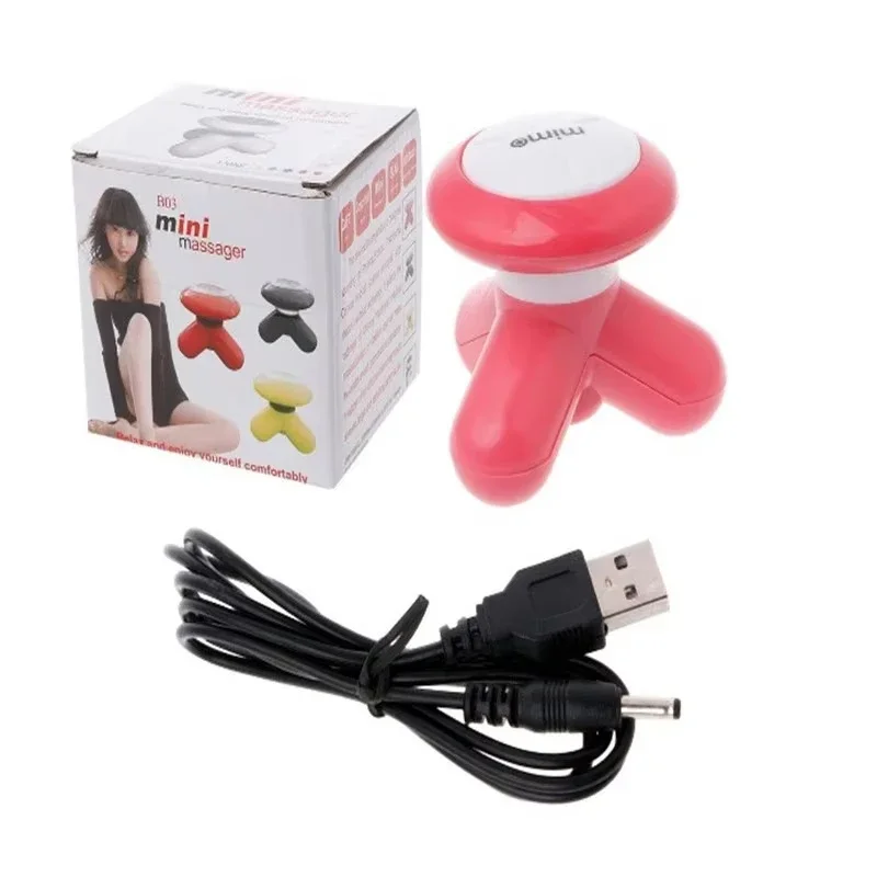 Cordless Mini Rechargeable Vibrating Massager for Neck, Shoulder, Hand, Leg and Foot Massage