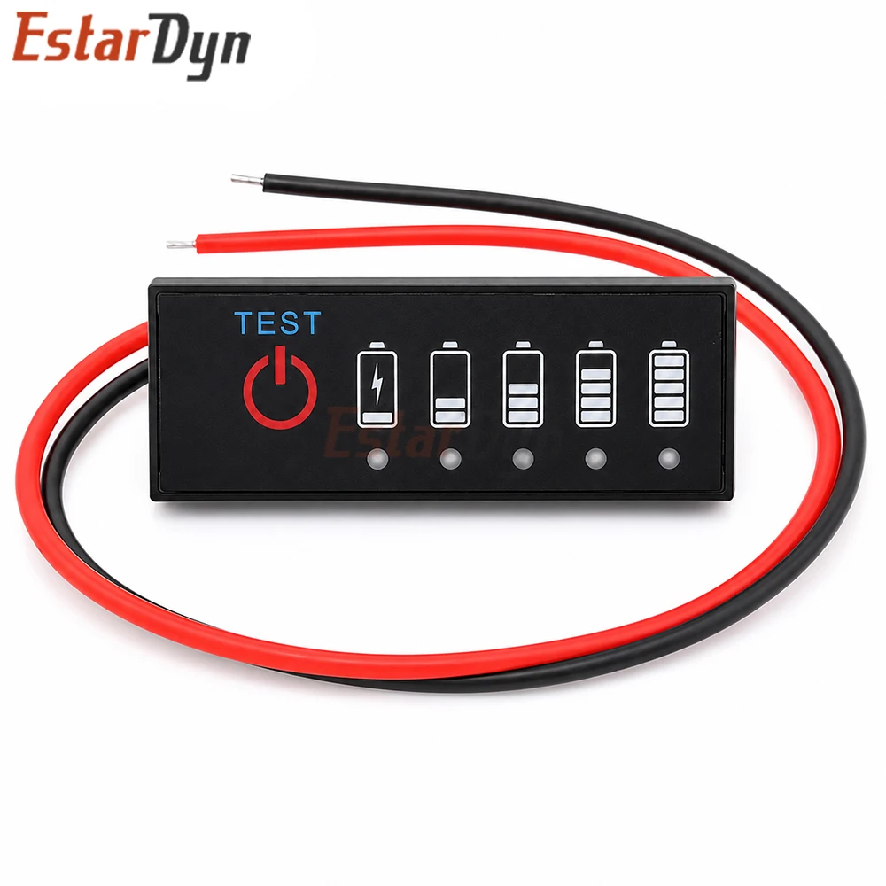 Estardyn 1S 2S 3S 4S Auto Lithium Battery Capacity Level Indicator LED Display Board for 18650 Lipo Li-ion 3.7-21V DIY