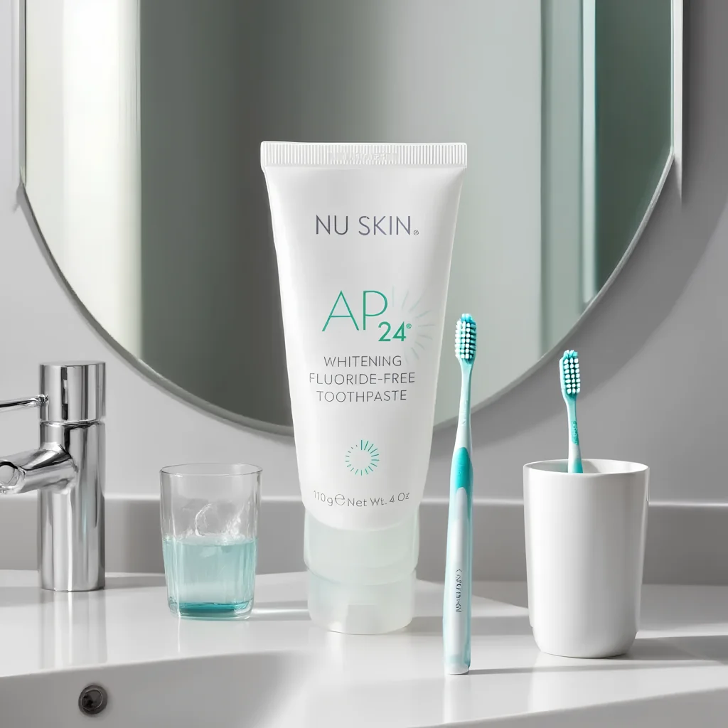 Pasta Dental Nu Skin AP 24 con Flúor para Limpieza Dental/Sabor Vainilla Menta