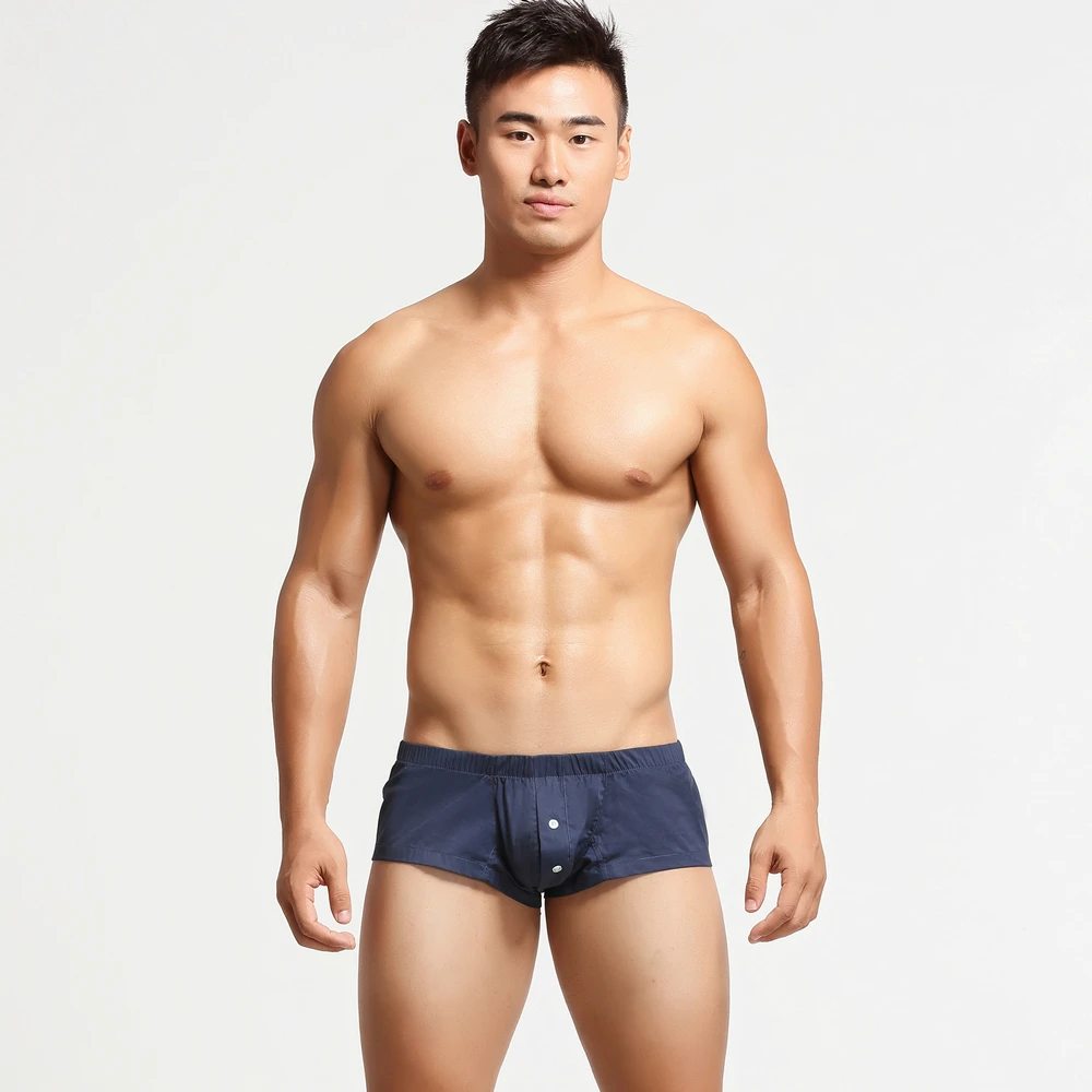 New SEOBEAN Cotton Cortos Hombres Mens Pyjama Shorts Tracksuit Plaid U Bag Casual Trunks Pajama