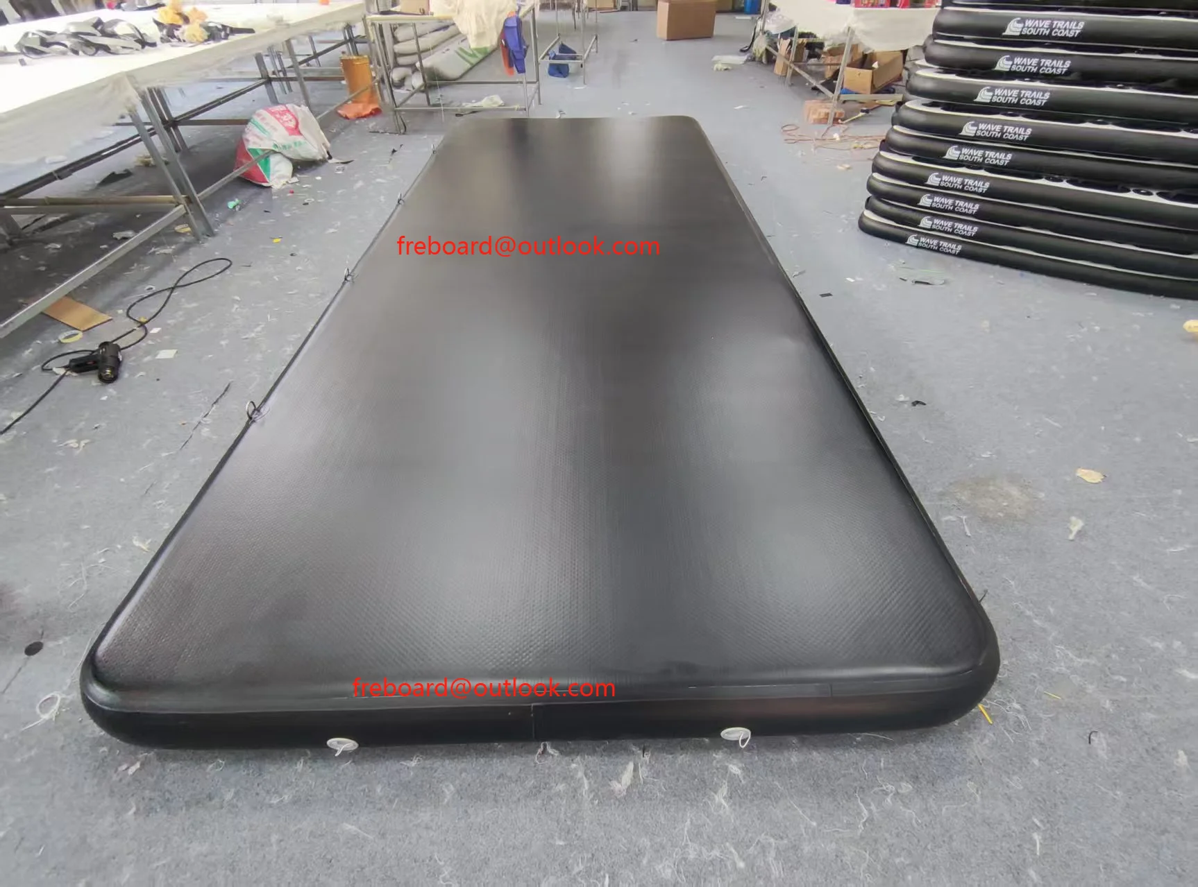 Tania dmuchana mata gimnastycz – Home Gym And Basketball Court recenzja i cena