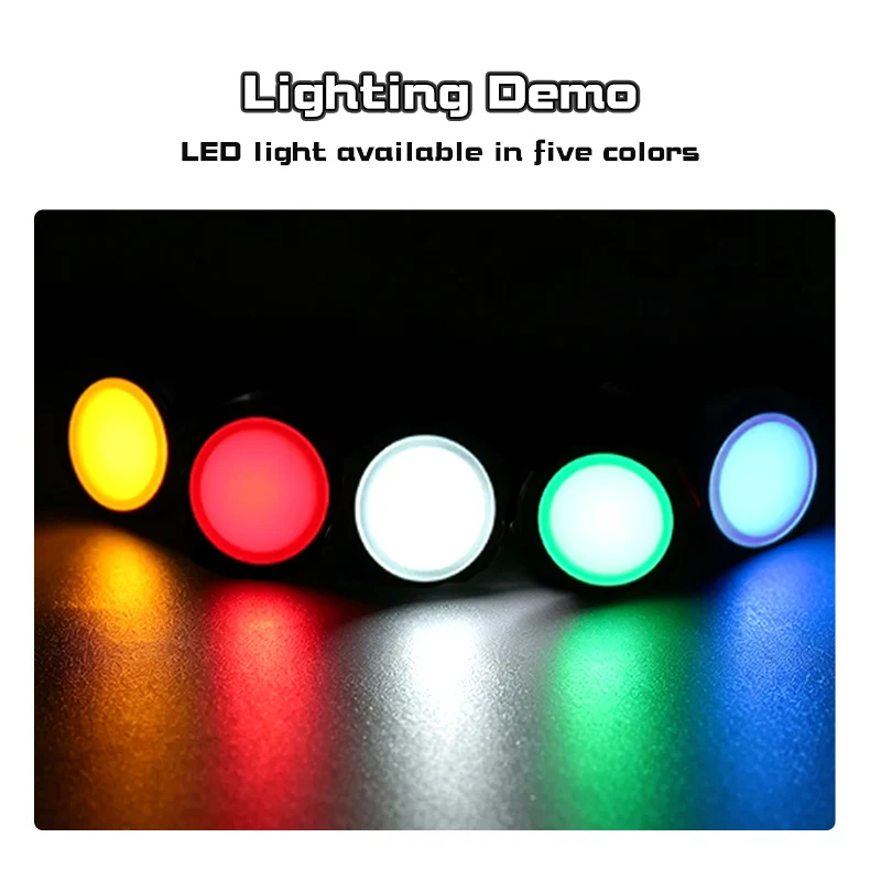 12/16/19/22MM Metal Indicator Light Dome With Wire Ultra Short Waterproof Power Signal Lamp 3V6V24V220V Red Green Yellow Blue