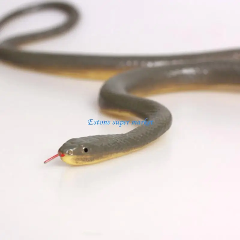 090B Novelty Realistic Snake Prank Toy Clip On Snake Person Practical Joke Toy Interesting Snake Pranks Party Supply