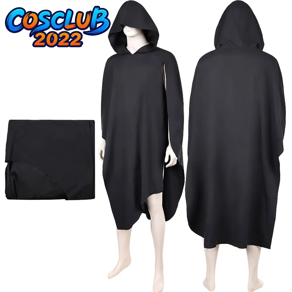 

Male Maul Cosplay Cloak Costume Black Cape TV Space Battle Roleplay Disfraz Adult Suit Outfits Halloween Carnival Party Clothing