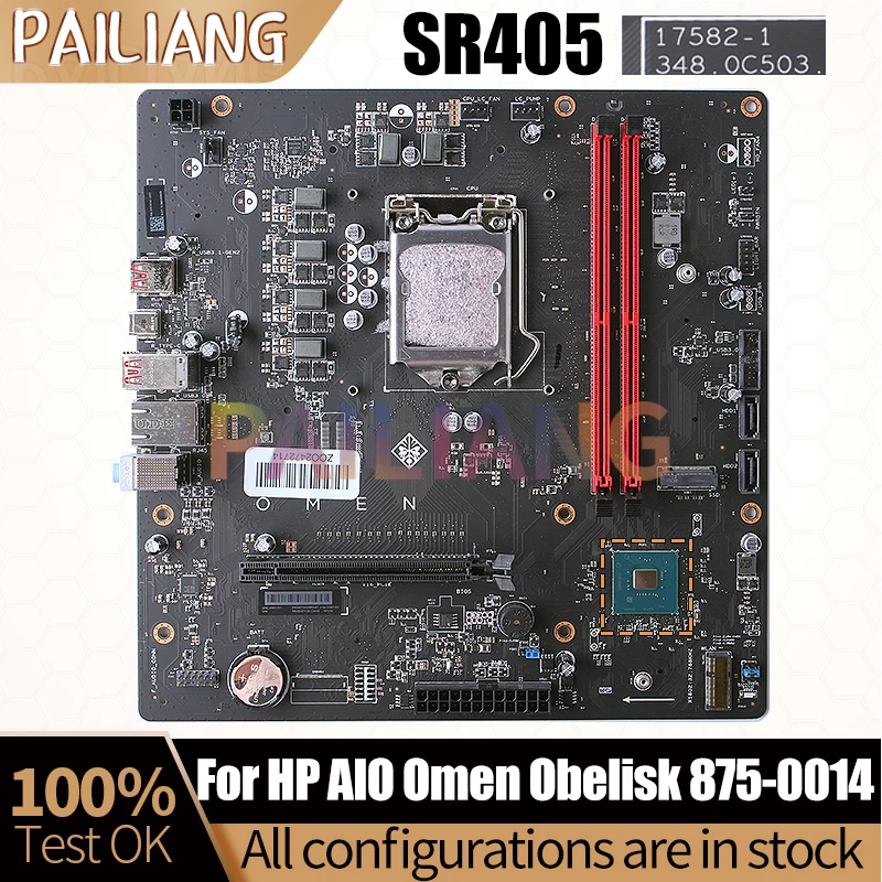 For HP AIO Omen Obelisk 875-0014 Notebook Mainboard Laptop 17582-1 SR405 All-in-one Mainboard Full Tested