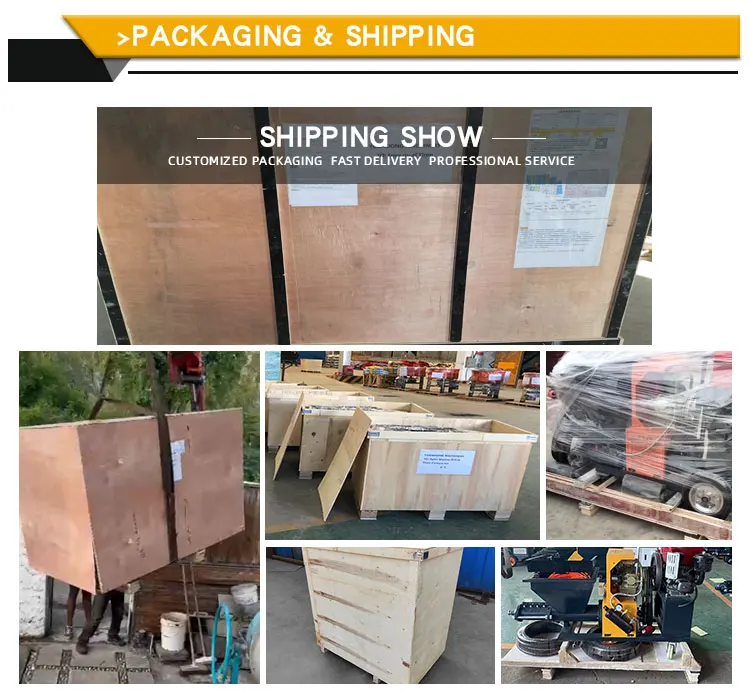 Mortar Spraying Machine With Mixer Putty Spraying Machine Small Cement Mortar Wall Plastering Machine