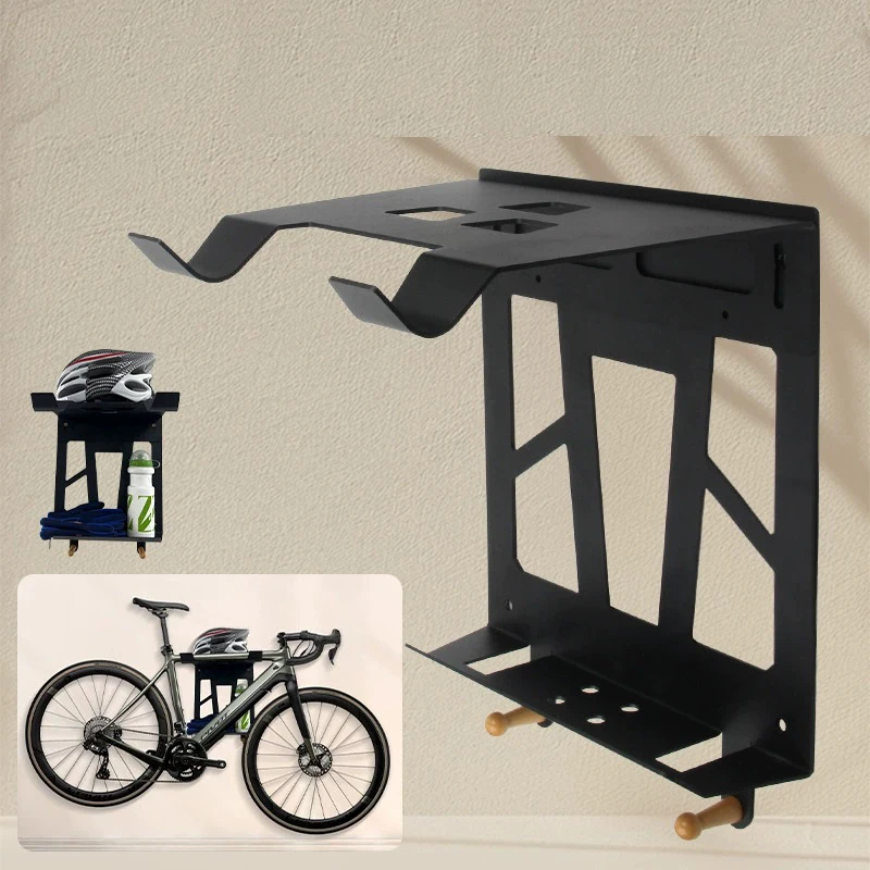 

Настенное крепление для велосипеда, два варианта, для хранения в помещении, для гаража, дома, для горных и шоссейных велосипедов, с креплением для бутылки с водой, велосипедного шлема и прочего.