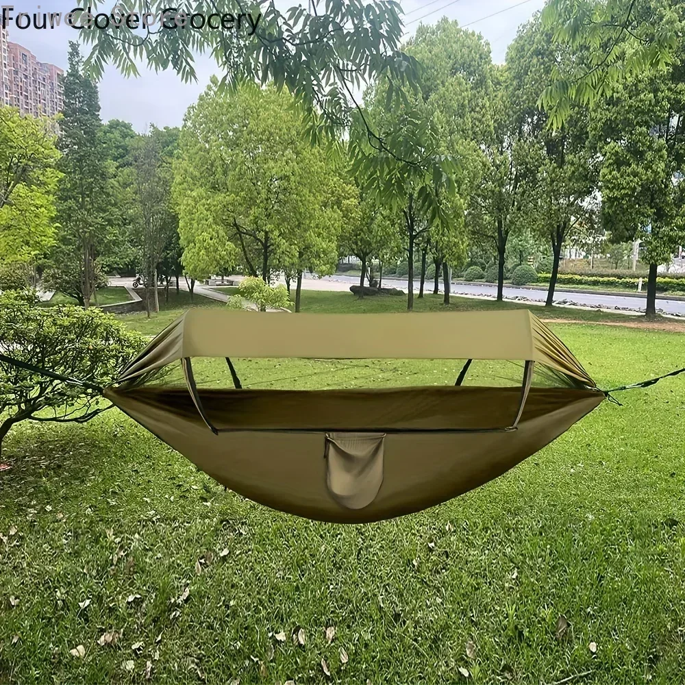 3 in 1 Hammock with Mosquito Net and Sun Shelter, Durable Camping Hammock, Hammock for Travel Backpacking and Park