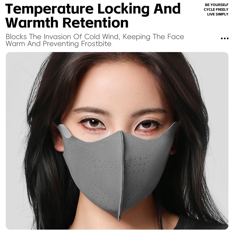 

3D Windproof Warm Mask Breathable Reflective Eye Protection for Cycling Running Winter Night Sports Cycling Mask